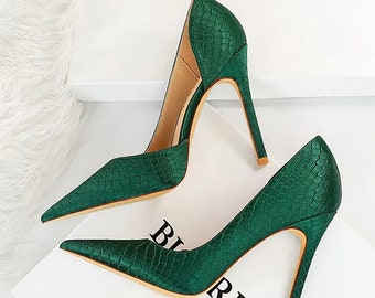 BIGTREE Shoes Designer New Women Pumps Pointed Toe