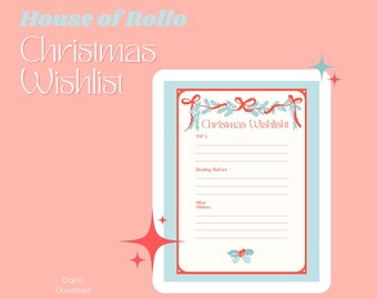 Christmas Wishlist