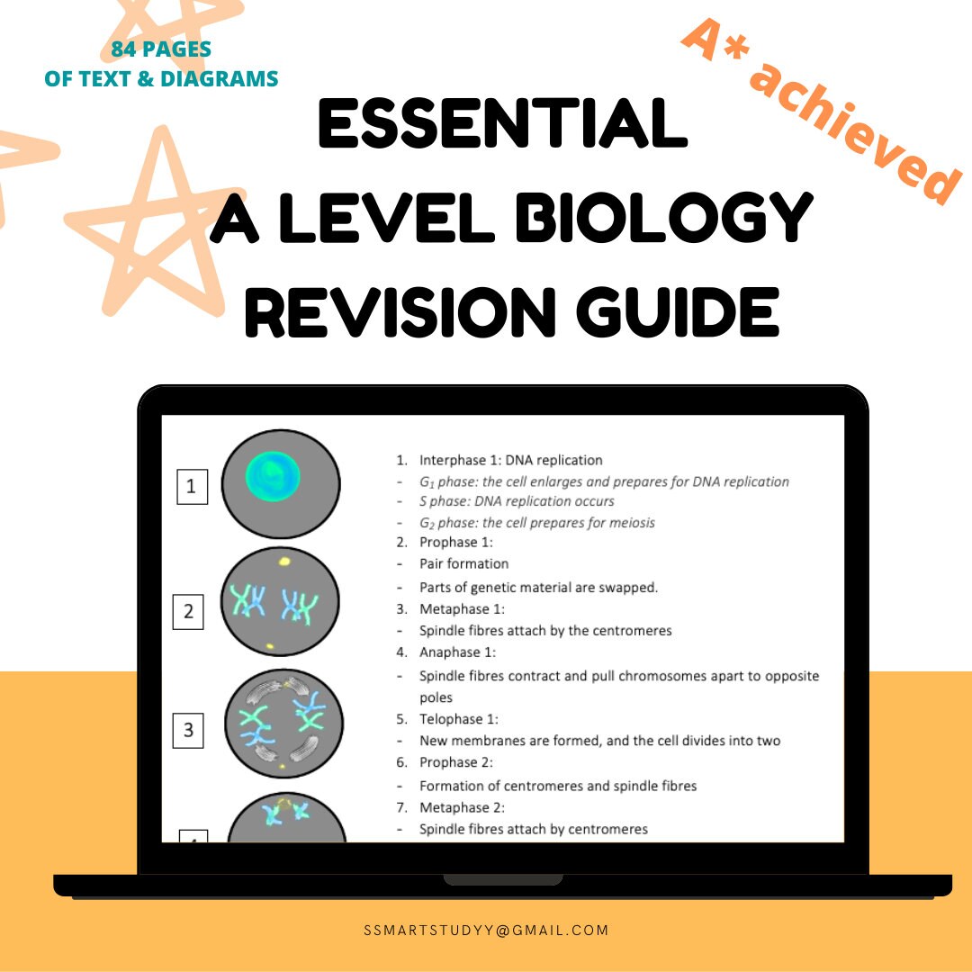 AS & A Level Biology Revision Notes Study Guide A* Students Digital ...