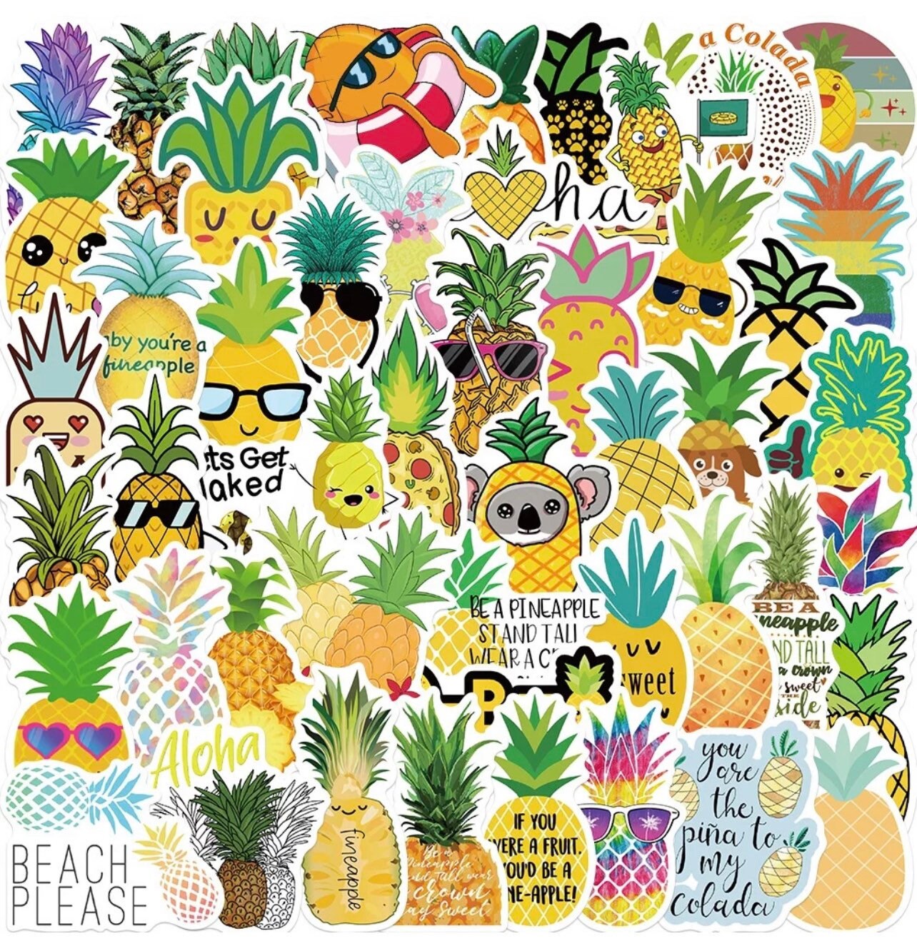 Pineapple Party Tag - Etsy
