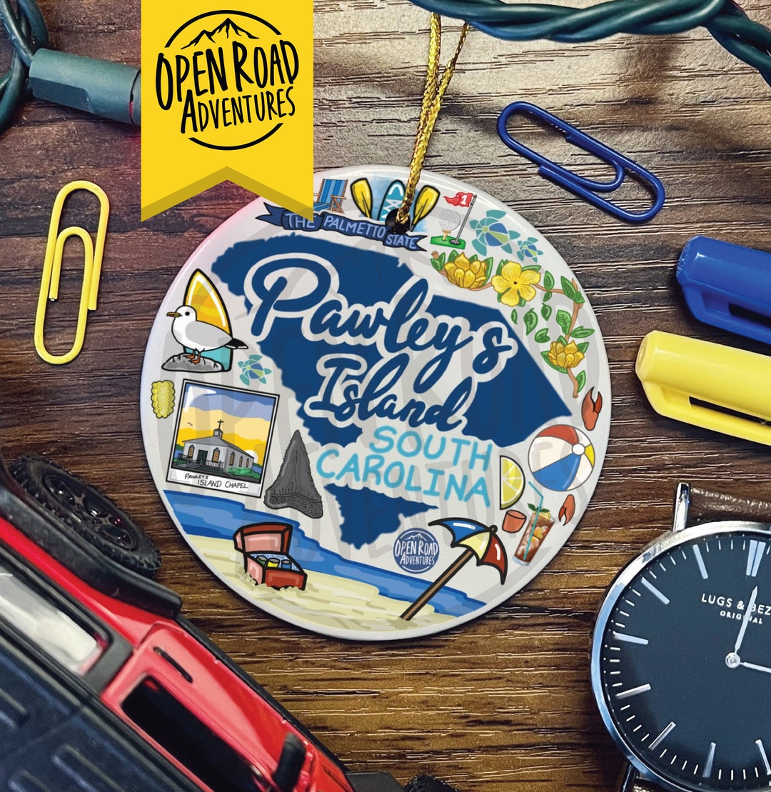 Pawleys Island SC Ornament Beach Life Christmas Decor Etsy