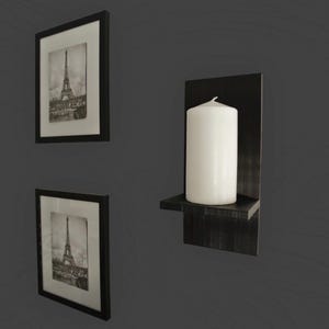 Set of 2 Wall-Mount Candle Holders, Wall Sconce