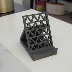Phone Stand, Phone Holder- Isogrid Design
