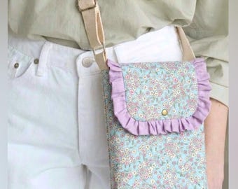 Handytasche Crossbody Handytasche mit Rüschen