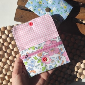 Patron PDF patron de trousse à maquillage à téléchargement immédiat Tutoriel de couture pour sac à maquillage pochette de sac à main porte-monnaie porte-cartes porte-cartes