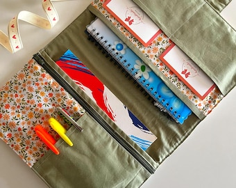 Organizador de libros con funda de cremallera