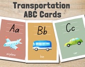 Preschool Alphabet Flash Cards, Learning ABCs, Homeschool Learning Materials, Prek ABC Activities, Kindergarten Learning Materials, A-Z