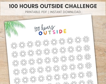 Attività per la pausa estiva, Sfida di 100 ore all'aperto, Attività estiva, Giochi all'aperto, Sfida estiva