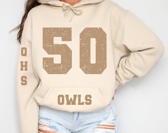 Custom Number Shirt, Football Number Sweatshirt