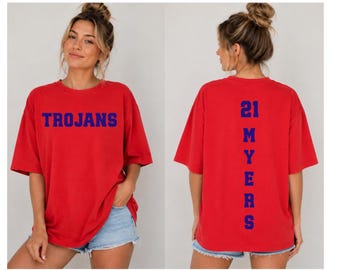 Custom Number Shirt, Football Number Sweatshirt