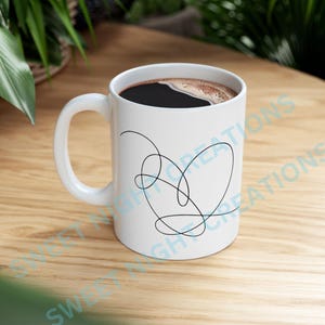 BTS Love Yourself Coffee Mug, BTS Heart Mug, BTS Cup, Bts Merch, Bts Gift, Bts Army Birthday Gift, Bts Gift Mug, Kpop Merch, 11 Oz Mug