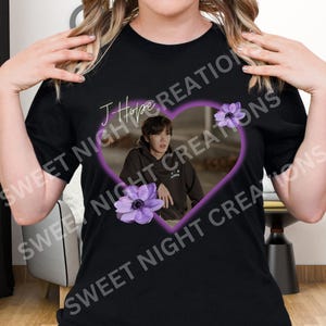J-Hope Heart Shirt, BTS Hobi Shirt, Bts Hoseok Tee, Bts Jhope Merch, Bts Army Birthday Gift, Bts Gift Shirt, J-Hope Gift, Bts Shirt