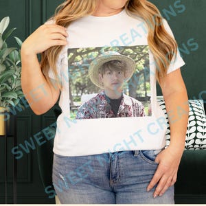 Jungkook in Hawaii Shirt, JK Tee, BTS Jungkook Shirt, Bts Jungkook Merch, JK Shirt, Jungkook, Bts Army Birthday Gift, Jungkook Gift