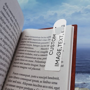 Custom Bookmark, Customized Bookmark, Picture Bookmark, Custom Gift, Bookmark Gift, Custom Lyrics Bookmark