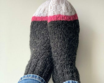 Wool Socks Women, Hand knitted socks, Wool Socks Handmade, Winter socks for women