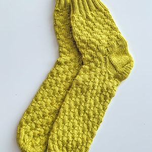 Cozy & Warm: Hand Knitted Alpaca Wool Socks for women image 5