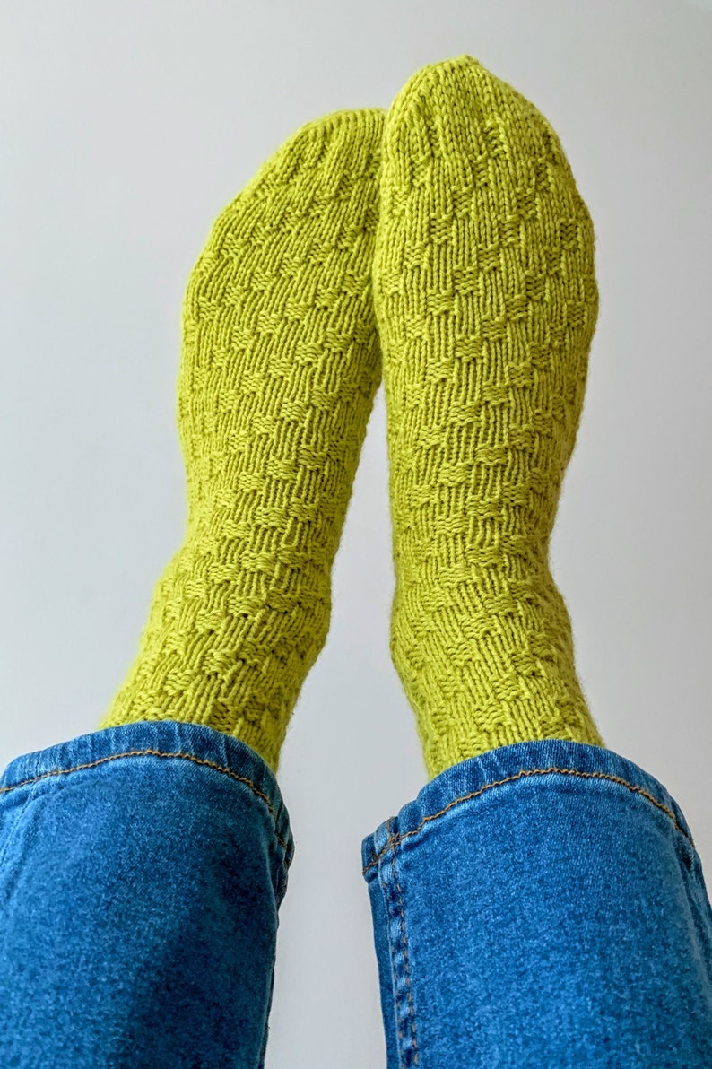 Handmade knitted socks. Wool socks for women. Alpaca socks for winter.
