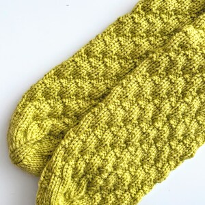 Cozy & Warm: Hand Knitted Alpaca Wool Socks for women image 7