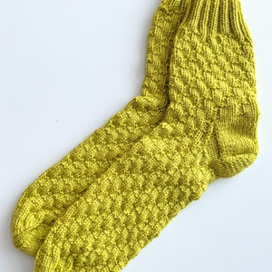 Cozy & Warm: Hand Knitted Alpaca Wool Socks for women image 8