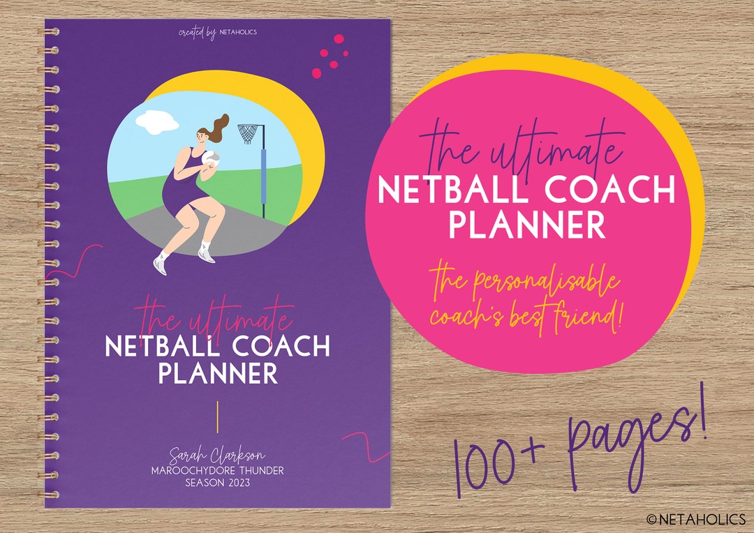 Ultimate Netball Coach Planner Printable Netaholics Etsy Australia