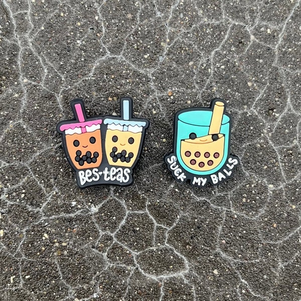 Kawaii Boba Shoe Charm