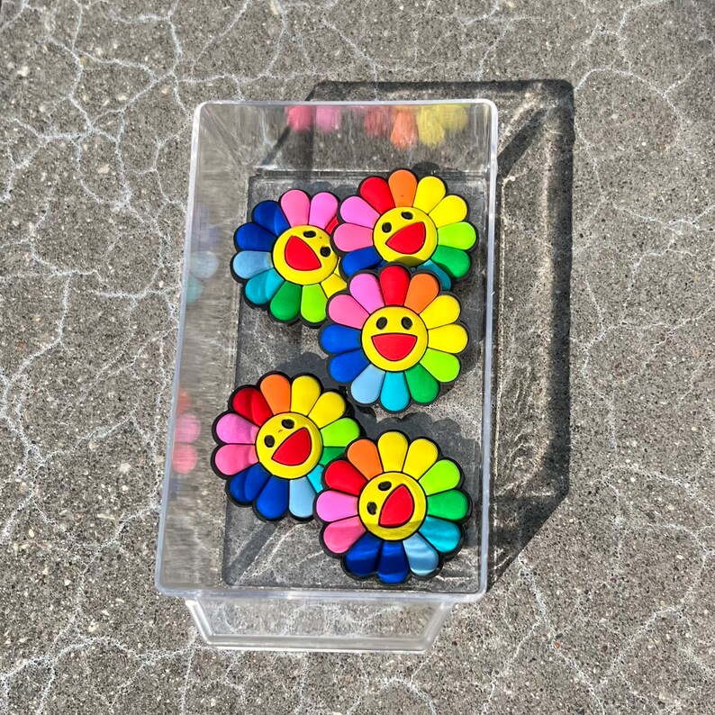 Murakami Flower Jibbitz Etsy