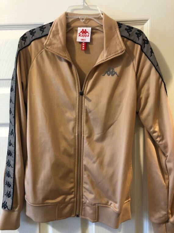 brown kappa tracksuit