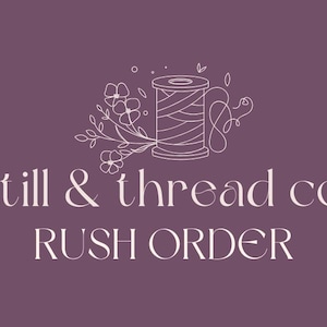 RUSH ORDER for Custom Fabric Name Banners