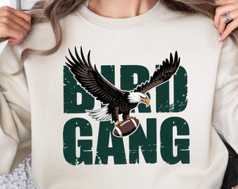 Bird Gang Football  Shirt, Philadelphia Football Shirt, Philly Football Shirt for Kids, Eagles Football Shirt, Game Day Shirt, Football Gift