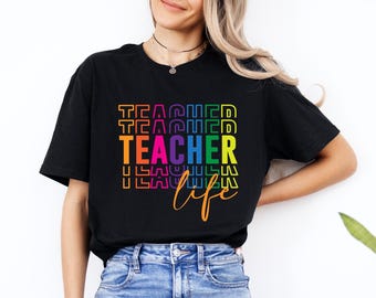 Teacher Life Shirt, Cute School Supplies Shirt, Back To School, Team Teacher Sweatshirt, Teacher Appreciation Gift, Teacher School Outfit