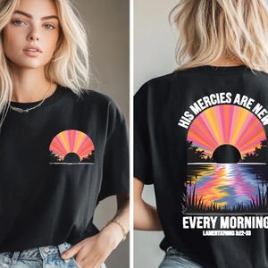 Christian Shirt, His Mercies Are New Every Morning Shirt,  Bible Verse Sweatshirt,  Religious Hoodie ,Faith Tee, Christian Gifts, Jesus Tee