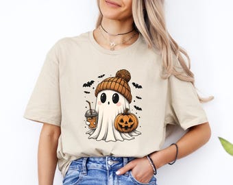 Cute Ghost Shirt, Halloween Ghost Shirt,  Women's Halloween Sweatshirt, Cute Fall Shirt, Spooky Season Tee, Gift For Halloween, Bougie Ghost