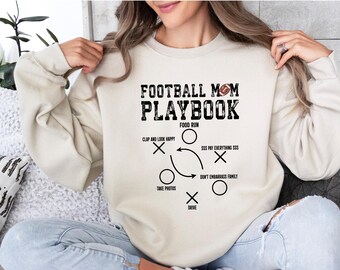 Football Mom Playbook Shirt, Football Mama Shirt, Sports Mom Shirt, Football Mom Shirt, Gift for Mom, Football Player Gift, Football Season