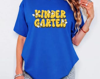 Kindergarten Back To School T-Shirt, First Day of School Shirt, Kindergarten Teacher Shirt, Girl Kindergarten Shirt, Back To School Gift