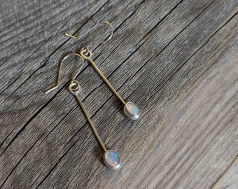 Saguaro Earrings (Opals Short)