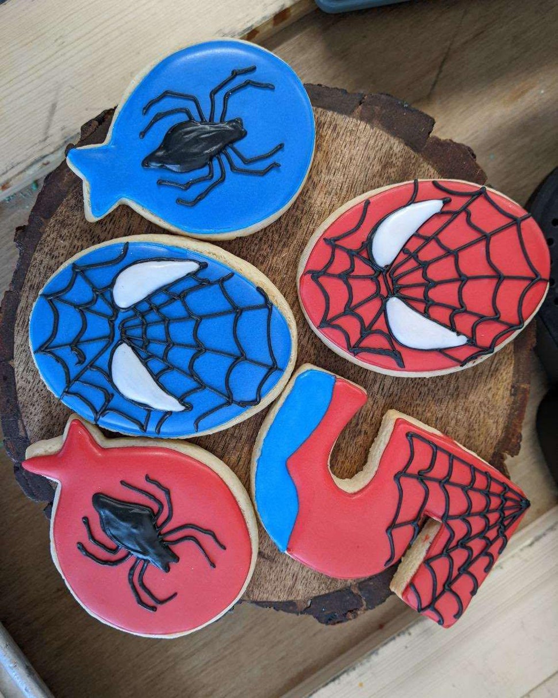 Spiderman Sugar Cookies Etsy