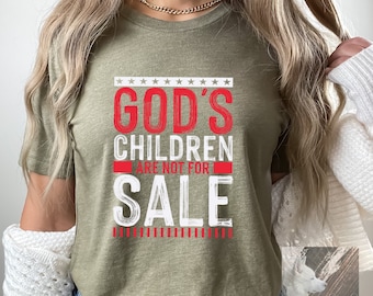 Gods Children Are Not For Sale Shirt American flag America Shirt USA Military shirts Constitution Faith based shirts Christian Shirts