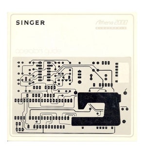 Singer Athena 2000 and 2005 Manual Owners User&#39;s Instruction Manual Instant Download