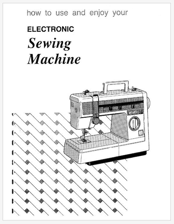 Brother VX-940 and VX-950 Instruction Manual Instant Download - Etsy