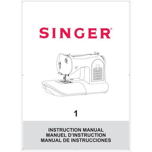Singer One Model 1 Instruction Manual Owner&#39;s Manual PDF