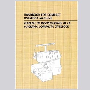 Brother 355D Overlock Operation Instruction Manual Instant Download