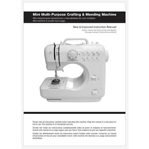 Singer mini multifunctionele knutsel- en herstelmachine Instructiehandleiding pdf-download