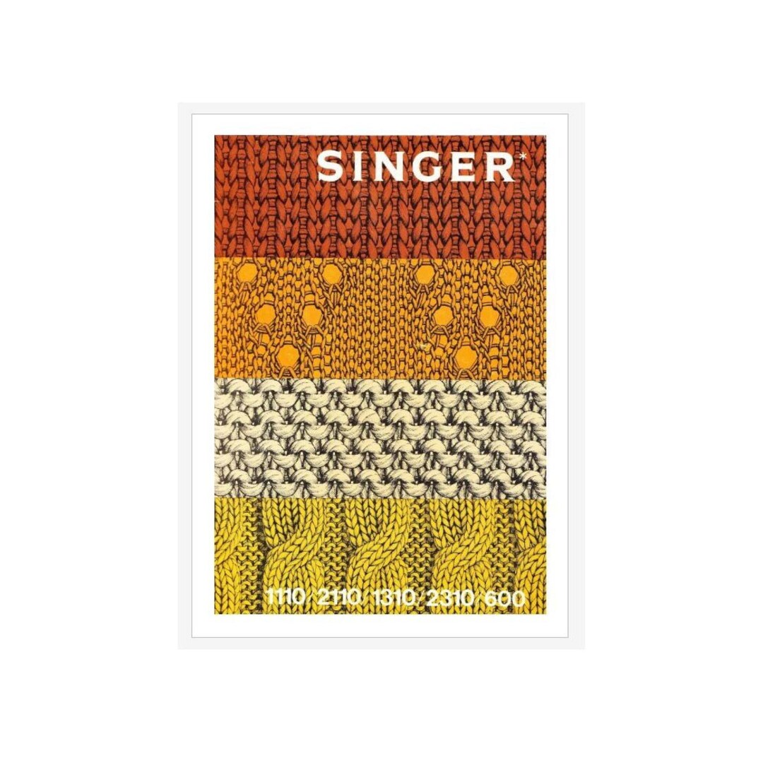 Singer 2110 and 2310 Knitting Machine Operator's Instruction Manual PDF