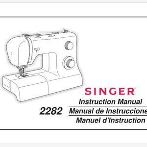 Manual de instrucciones de funcionamiento de la máquina Singer Tradition 2282 en formato PDF