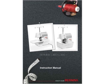 Bernina モデル L450 および L460 取扱説明書 PDF 即時ダウンロード
