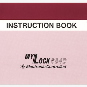 Brother MyLock 634D Serger Operation Instruction Manual Instant Download