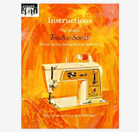 Singer Golden Touch & Sew 620 Operation Instruction Manual Instant