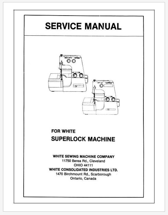 White Models 503 504 523 and 534 Adjustment Service Manual PDF