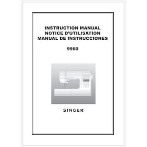 Singer Quantum Stylist 9960 Instruction Manual Owner&#39;s Manual