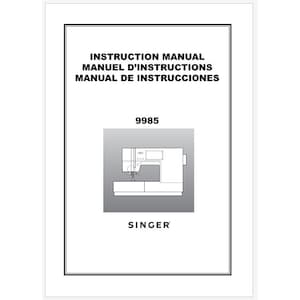 Singer Quantum Stylist 9985 Instruction Manual Owner&#39;s Manual